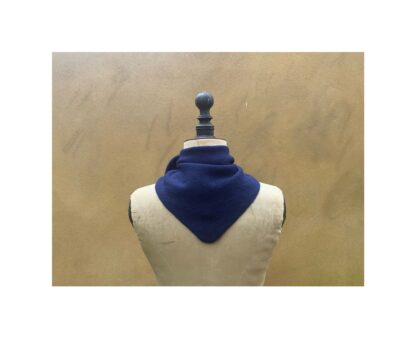 NEW Neckerchief in Lambswool “British blue + Olive” (un-felted) - Image 3